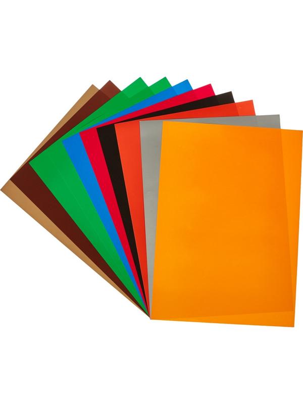 Бумага цветная №1School 10л.10цв.А4 мелован(золото+сереб) Отличник