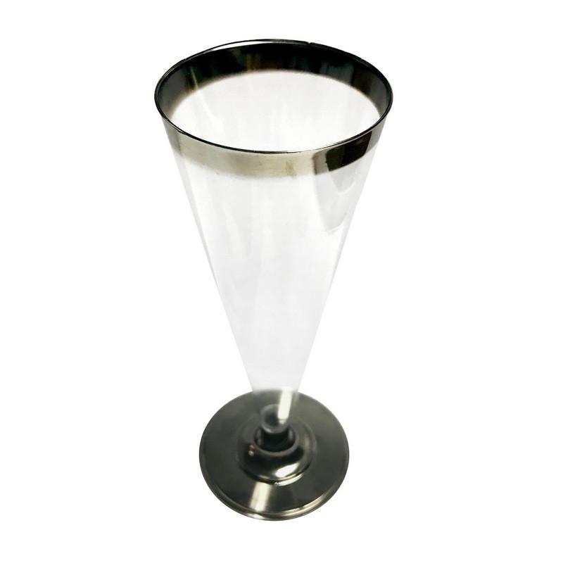 Бокал одноразовый д/шамп. 150мл прозр. ВИНТАЖ, ПС 6шт./уп.