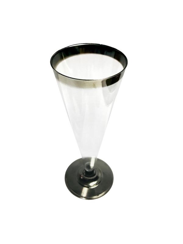 Бокал одноразовый д/шамп. 150мл прозр. ВИНТАЖ, ПС 6шт./уп.