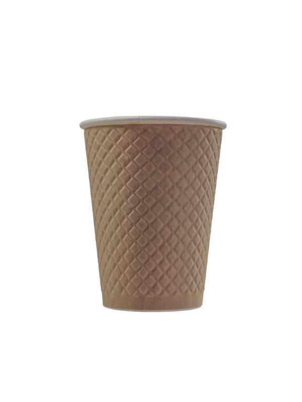 Стакан одноразовый бум двухслойный d-90мм 300мл Waffle Craft (25шт/уп)
