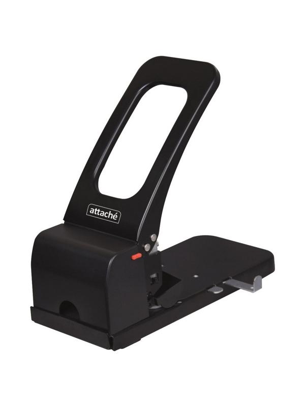 Дырокол мощный Attache Economy до 100 листов, металлический, черный