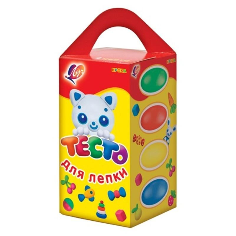 Набор для лепки, тесто 4цвета, 26С 1590-08