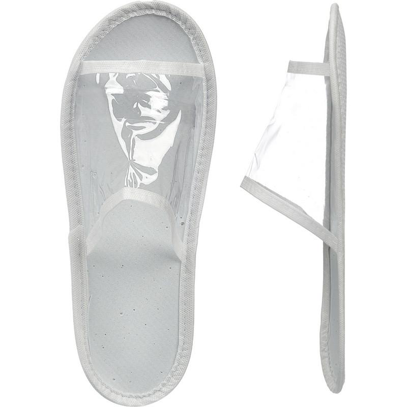 Тапочки одноразовые Стандарт для душа/бас.ПВХ,отк.мыс,Эва 3мм,150 пар