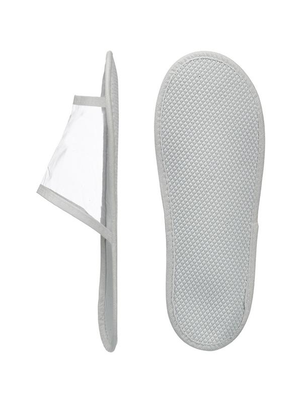 Тапочки одноразовые Стандарт для душа/бас.ПВХ,отк.мыс,Эва 3мм,150 пар