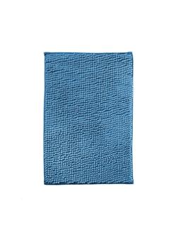 Коврик для ванной микрофибра 40х60см (в рулоне), Шенилл синий