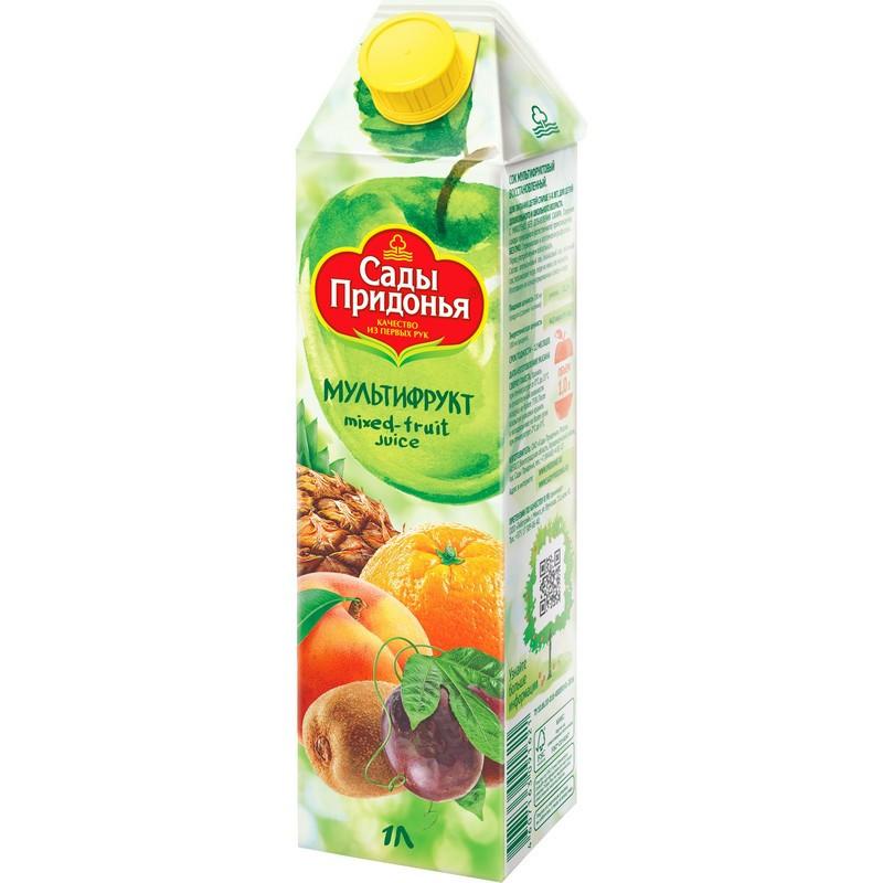 Сок Сады Придонья мультифруктовый с мякотью 1л