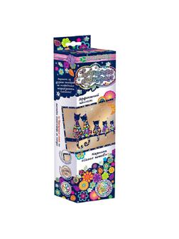 Набор для изготовления картины Семья котов(антистресс),АС 43-233