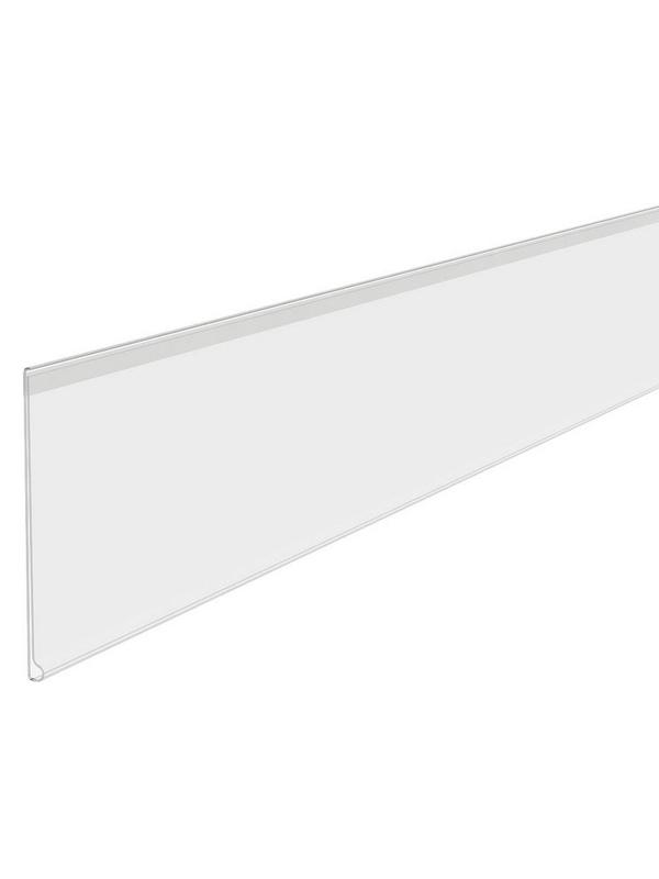 Ценникодержатель полочный самокл. DBR60 дл1000мм, ш60мм, прозр, 10шт/уп