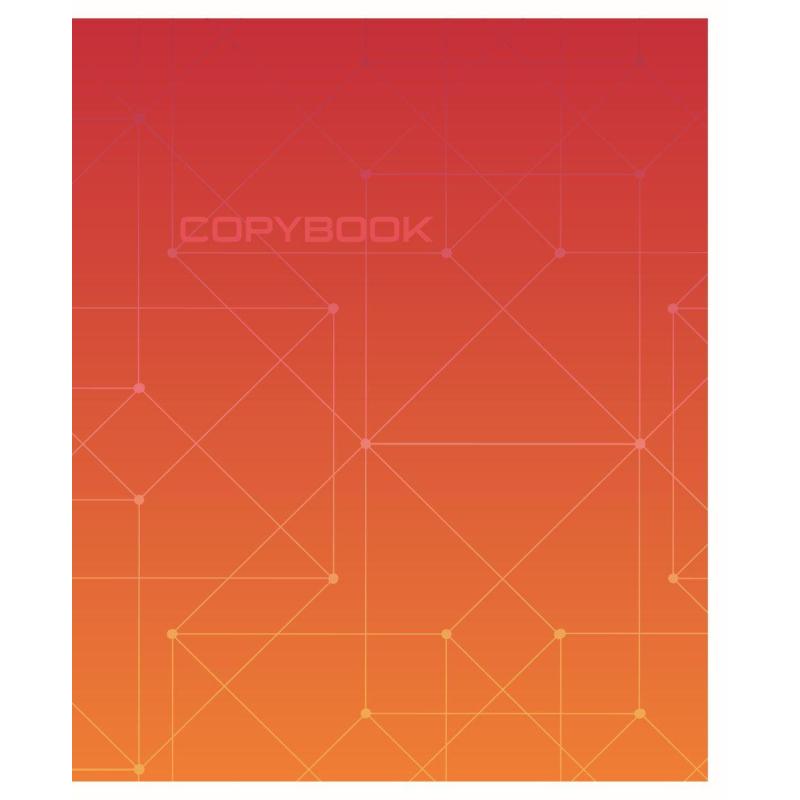 Тетрадь общая А5,48л,кл,скоб,блок-офсет-2 Attache Alpha фиол/красн вассорт