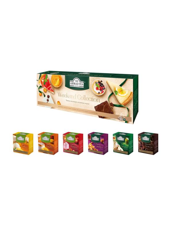 Чай Подарочный набор Ahmad Weekend collection, 60 пак №069
