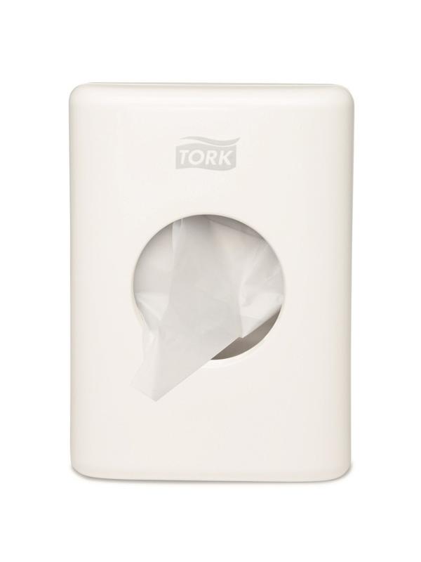 Диспенсер для гигиенических пакетов Tork белый арт. 566000