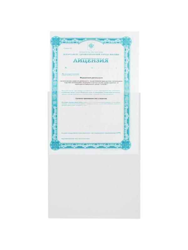 Файл-вкладыш А4 30мкм Attache ,без перфорацией,100 шт