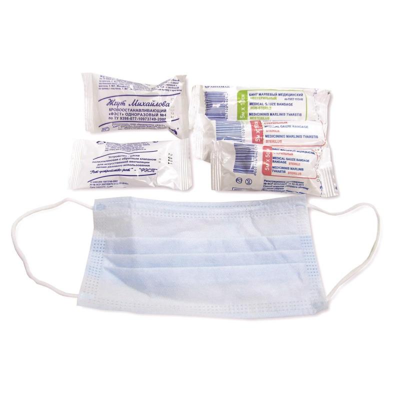 Аптечка дорожная ФЭСТ состав №1 (мягкий футляр) арт 1292