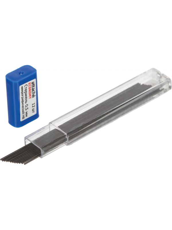 Стержень микрографический 0,5 Attache Economy HB 12 грифелей