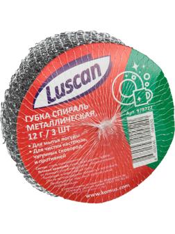 Губки спираль Luscan металлические 12г 3 шт/уп