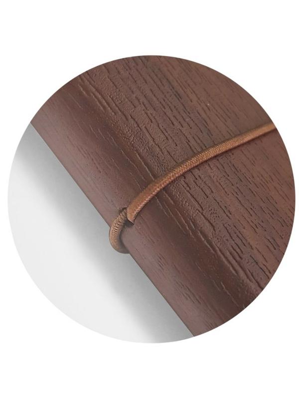 Бизнес-тетрадь Infolio Study Wood А4,120л,240х310,клет,на кольц N1701 корич