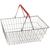 Корзина покупательская MDM_ ТО-1.1 цинк/красн ручки 5шт/уп
