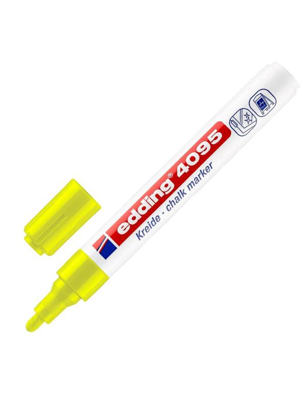 Маркер меловой Edding E-4095 chalk marker жёлтый