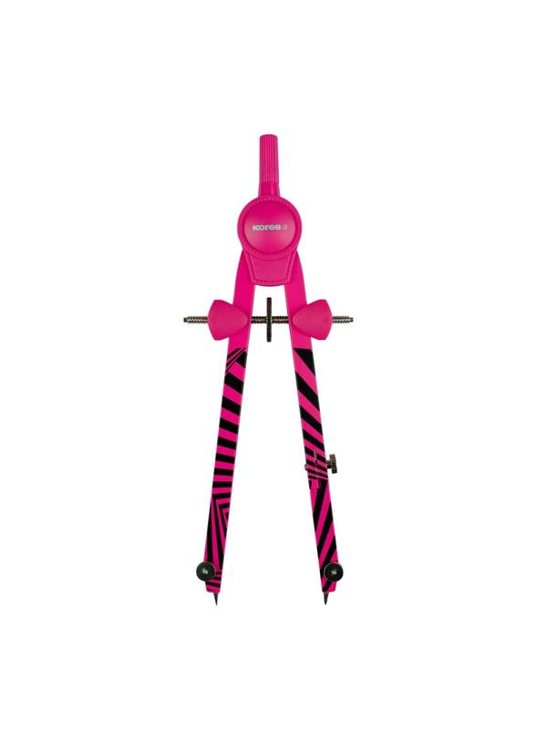 Циркуль Kores 260 мм неоновый, цвета в асс.