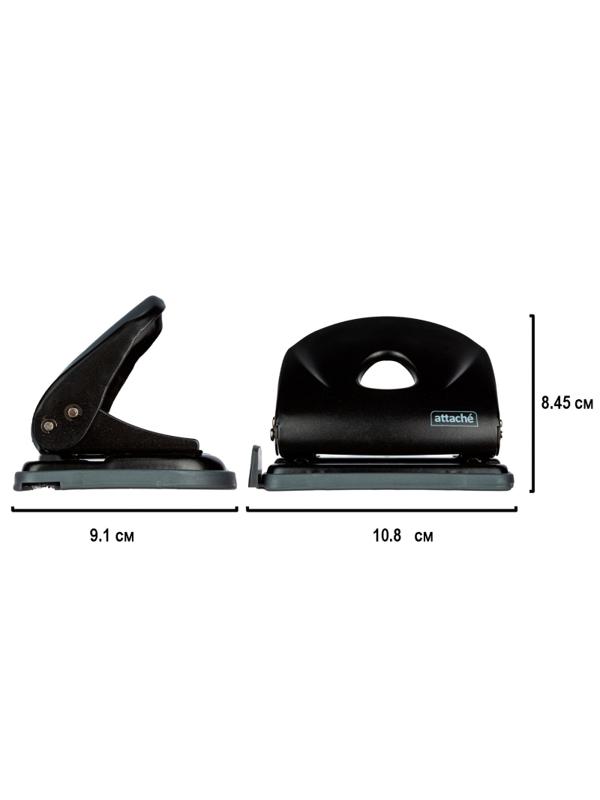 Дырокол Attache Power до 20л., металл., чёрный