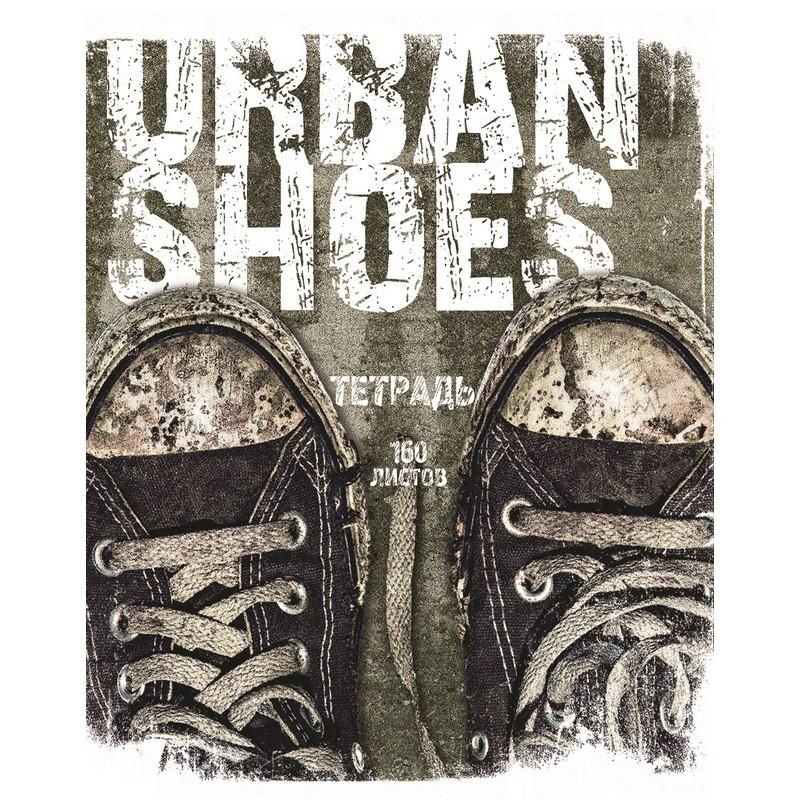 Тетрадь общая А5,160л,клетка,кольца(смен.блок) КЕДЫ URBAN 7-160-081/61