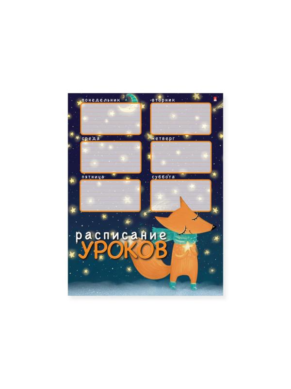 Расписание уроков А4,1л, 4 ВИДА 2-017