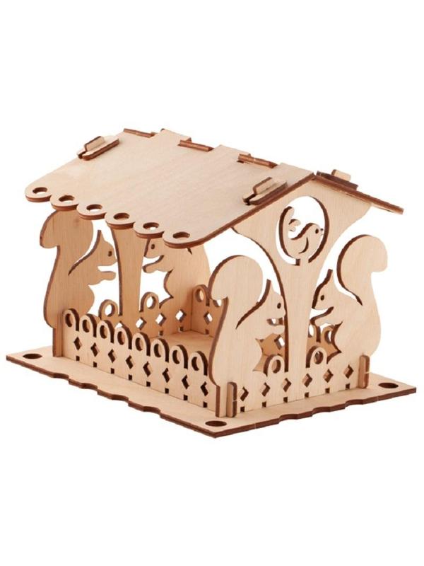 Сборная модель деревянная Кормушка для птиц. Фн-007