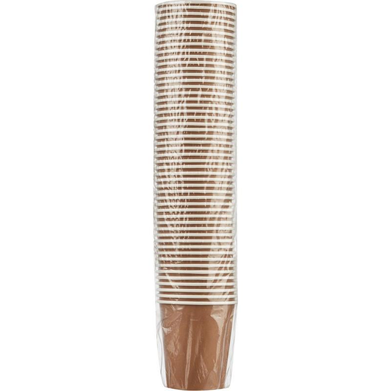 Стакан одноразовый бум 1-сл. d-80мм 200мл Крафт 50шт/уп (SP9S)