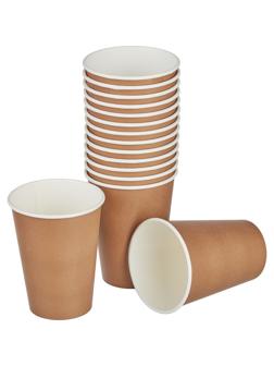 Стакан одноразовый бум 1-сл. d-90мм 300мл Крафт 50шт/уп (SP12)