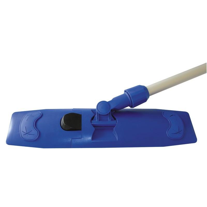 Швабра флаундер для пола пластик 40х10см в сборе без насадки