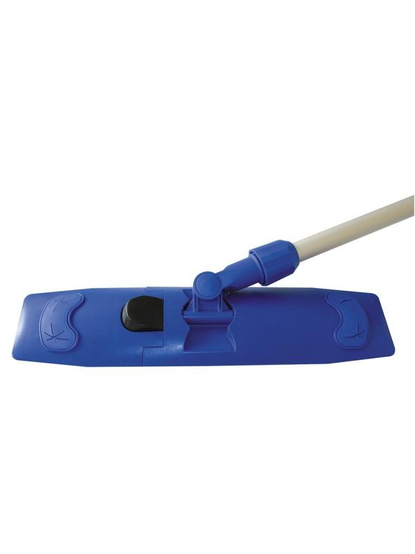 Швабра флаундер для пола пластик 40х10см в сборе без насадки
