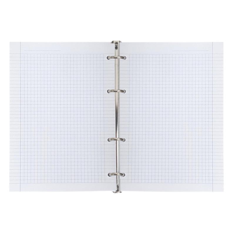 Бизнес-тетрадь Infolio Study Grunge А5,120л,180х212мм,клет,на кольцах N1283