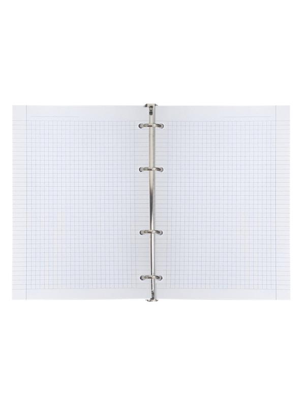 Бизнес-тетрадь Infolio Study Grunge А5,120л,180х212мм,клет,на кольцах N1283