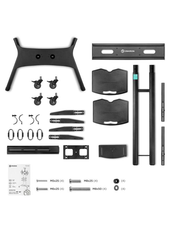 Стойка мобильная Onkron TS1881 чёрная
