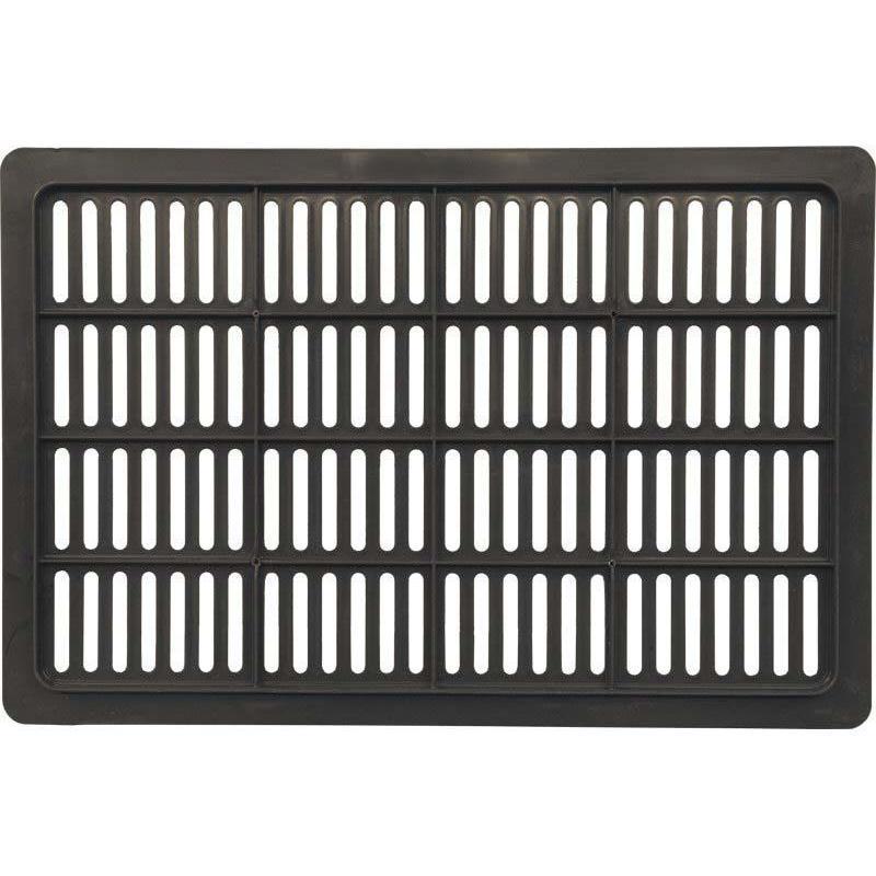 Ящик пластиковый 600х400х250мм перф/перф (арт.201)_черный