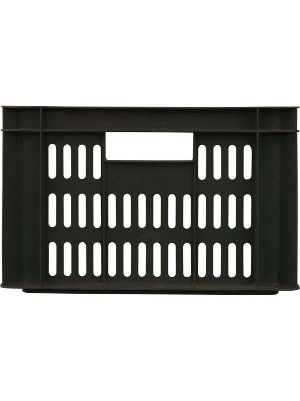 Ящик пластиковый 600х400х250мм перф/перф (арт.201)_черный