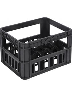 Ящик для бутылок 0,5 л 400х320х280/260 внутри _черный арт.419