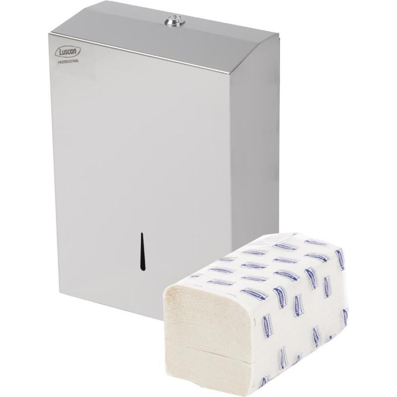 Диспенсер для полотенец лист Luscan Professional Zслож400лметалл0904