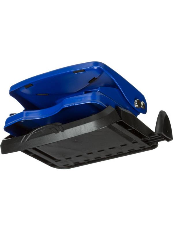 Дырокол Attache до 25 листов, с блокиратором, металлич., синий