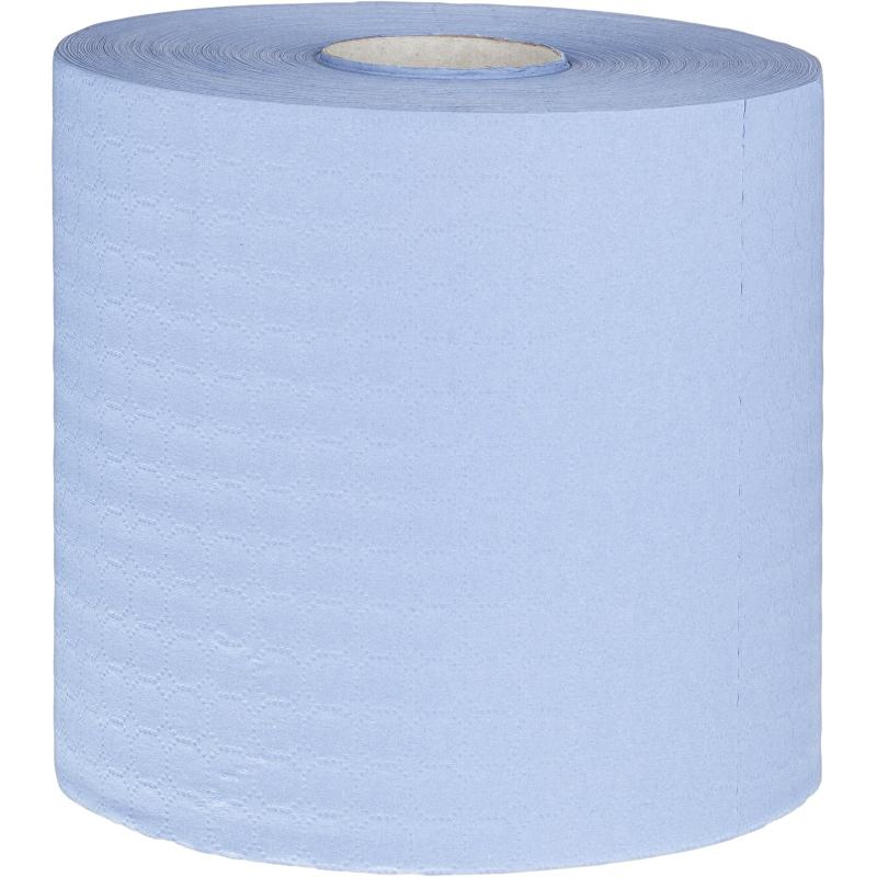 Бумага протирочная Luscan Prof 2сл 1000лx1рул/уп 360м голубая с перфорацией