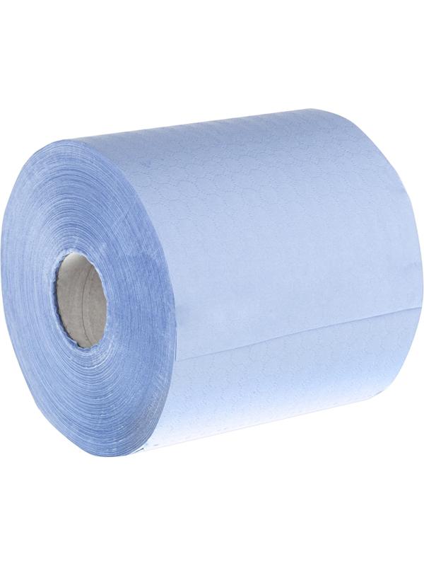 Бумага протирочная Luscan Prof 2сл 1000лx1рул/уп 360м голубая с перфорацией