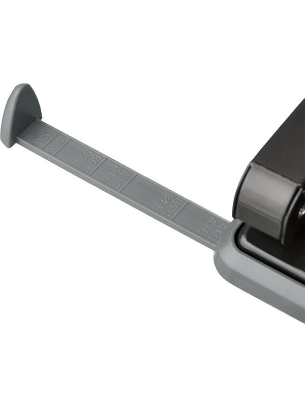 Дырокол Attache до 35 листов, с блокиратором, металлич., чёрный