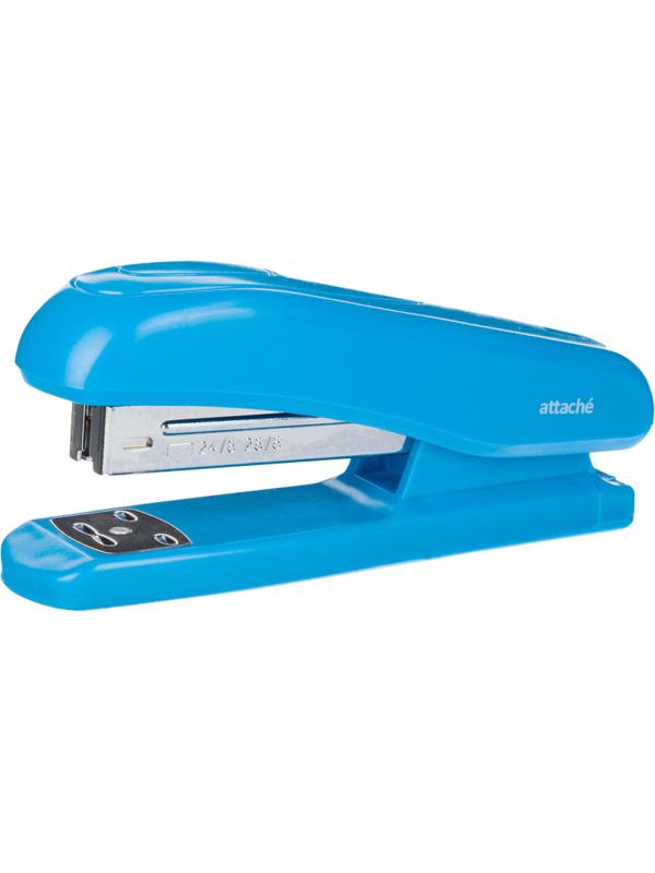 Степлер Attache Economy до 25 листов, 24/6, 26/6, пласиковый корпус, синий