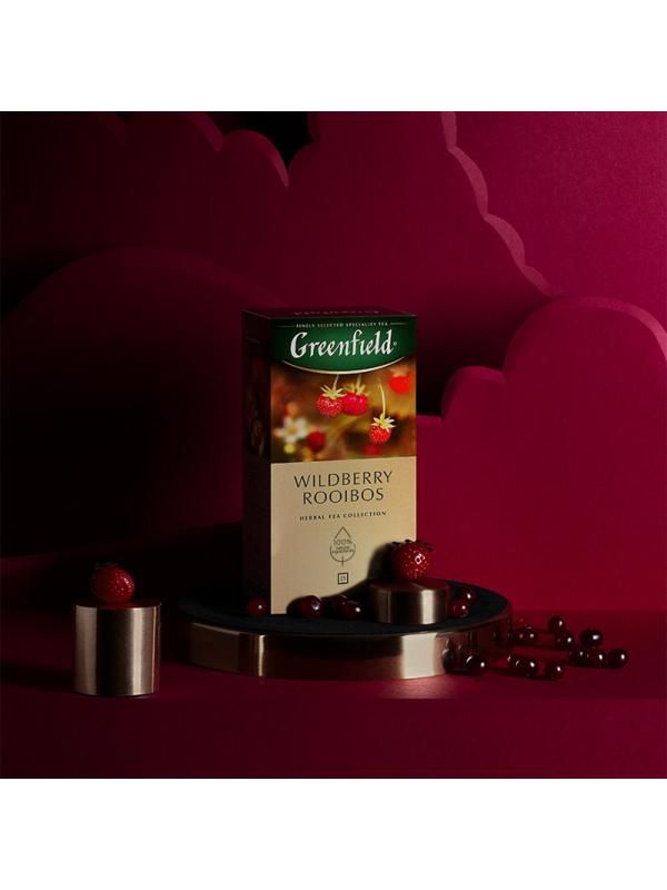 Чай Greenfield Wildberry Rooibos трав, 25пак 1390-10