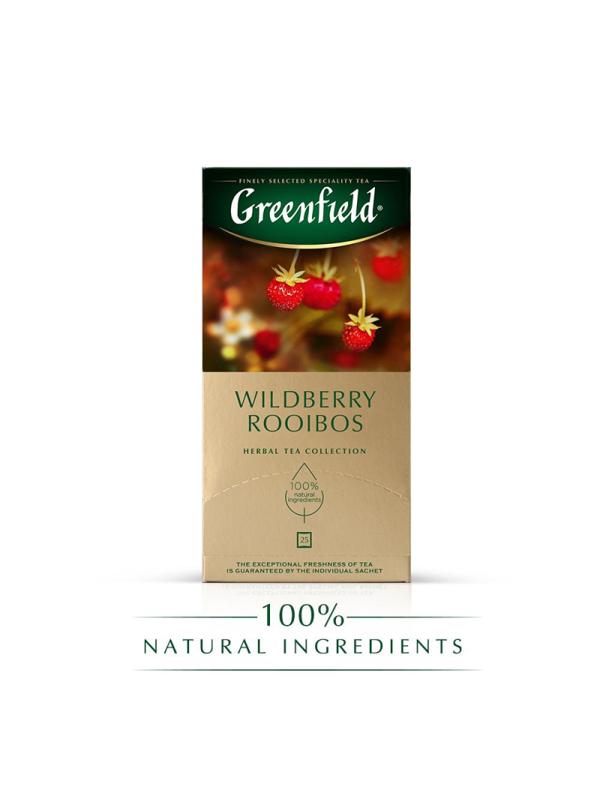 Чай Greenfield Wildberry Rooibos трав, 25пак 1390-10