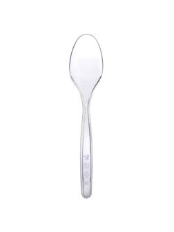 Ложка одноразовая столовая  180мм прозрачная, Комус, ПС, 50шт/уп