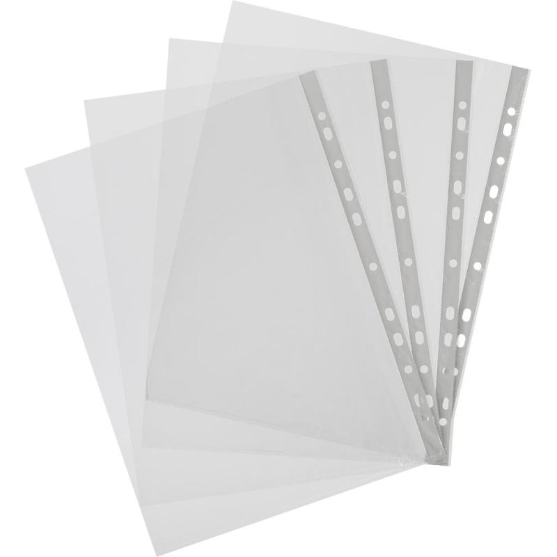 Файл-вкладыш А4 100шт., гладкая Элементари 0,45 мм