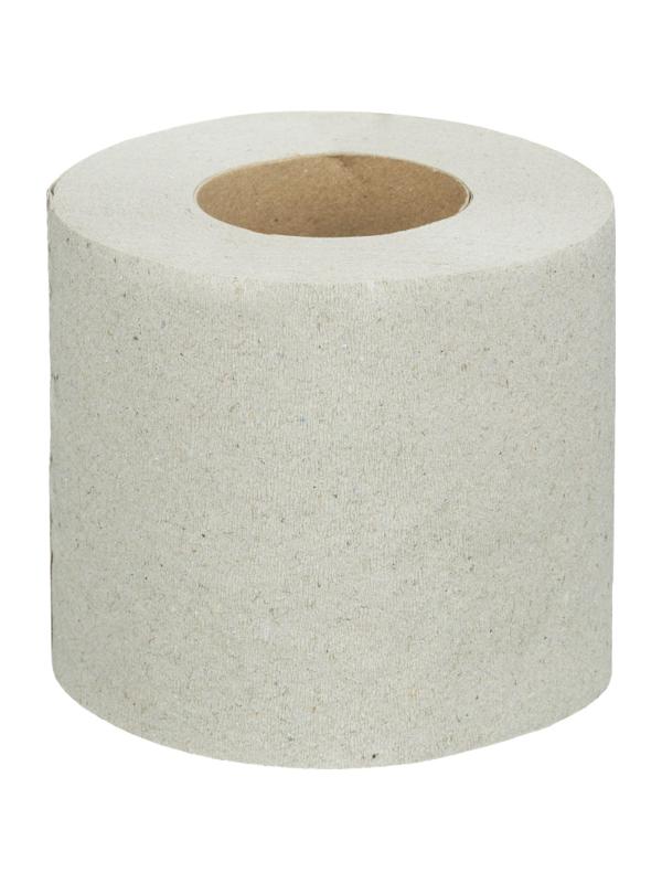 Бумага туалетная 1-сл. ОСТРОВСКАЯ Ромашка втул. сер 26м, 48рул/уп