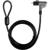 Тросик с замком для ноутбуков, код/замок, Continent, чер, NCL-104