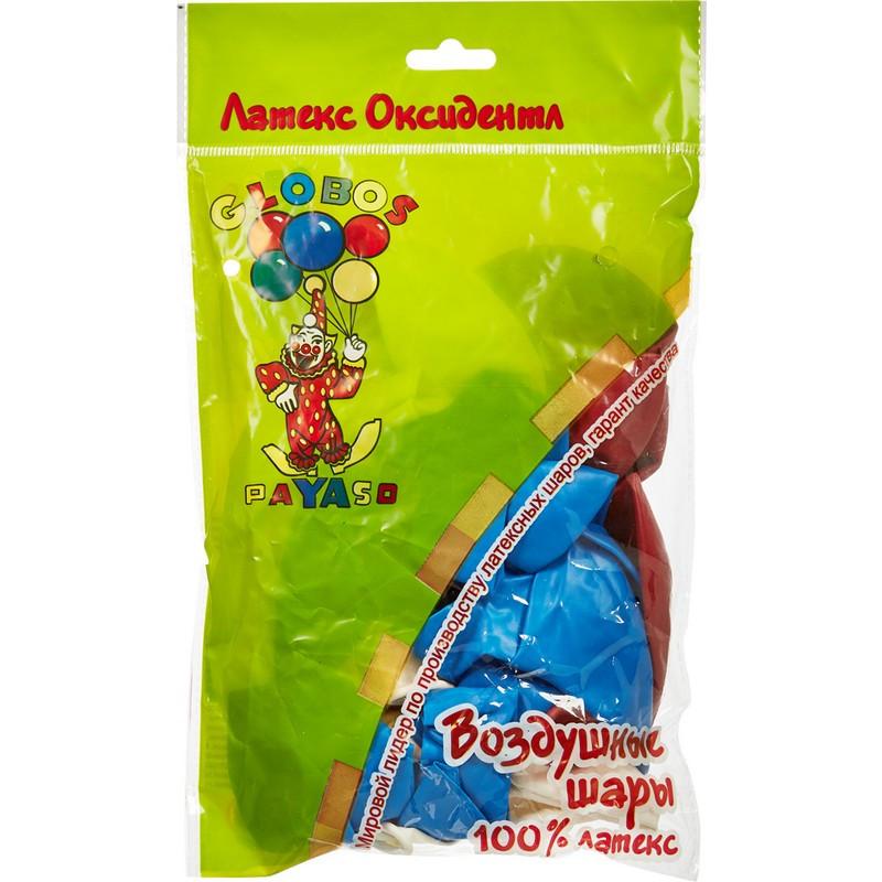 Набор шаров Пастель Триколор 30шт шар латекс M 12/30см